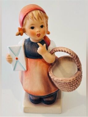 Original Vintage Porcelain Goebel Hummel Meditation Figurine W. Germany MARKED